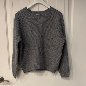 Old Navy Charcoal Women's Crew Neck Sweater